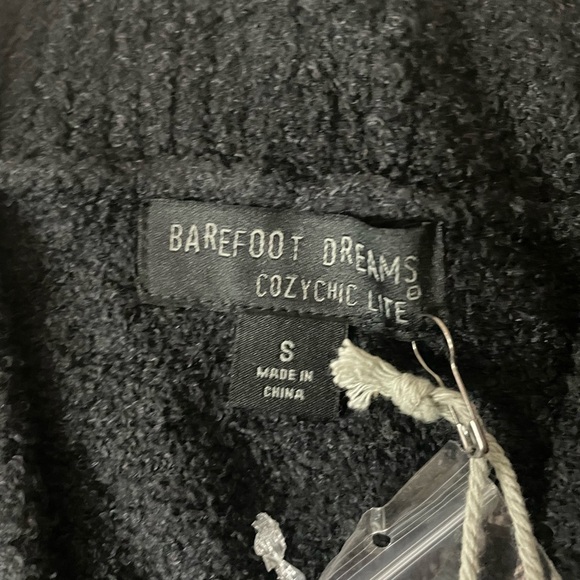 Barefoot Dreams Cozychic Lite Circle Cardigan Black NWT Size Small - Picture 4 of 8